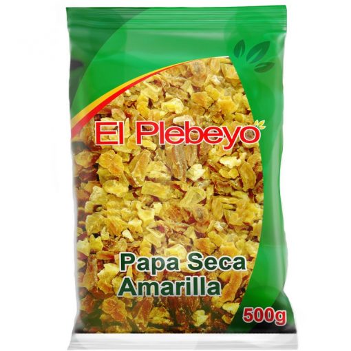 PAPA SECA AMARILLA EL PLEBEYO 500GR